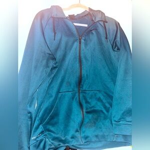- Nike Dri-fit green zip up hoodie sweatshirt size medium
